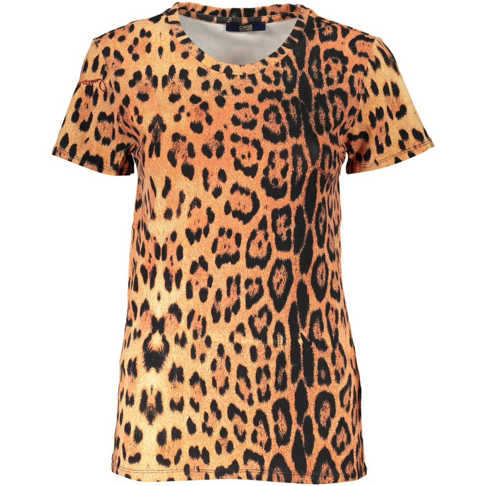 CAVALLI CLASS WOMEN'S PATTERNED T-SHIRT