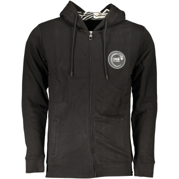 CAVALLI CLASS MEN'S BLACK HOODIE