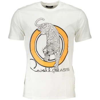 CAVALLI CLASS MEN'S BLACK T-SHIRT CAVALLI CLASS MEN'S BLACK T-SHIRT