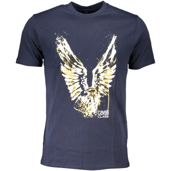CAVALLI CLASS MEN'S BLACK T-SHIRT CAVALLI CLASS MEN'S BLACK T-SHIRT