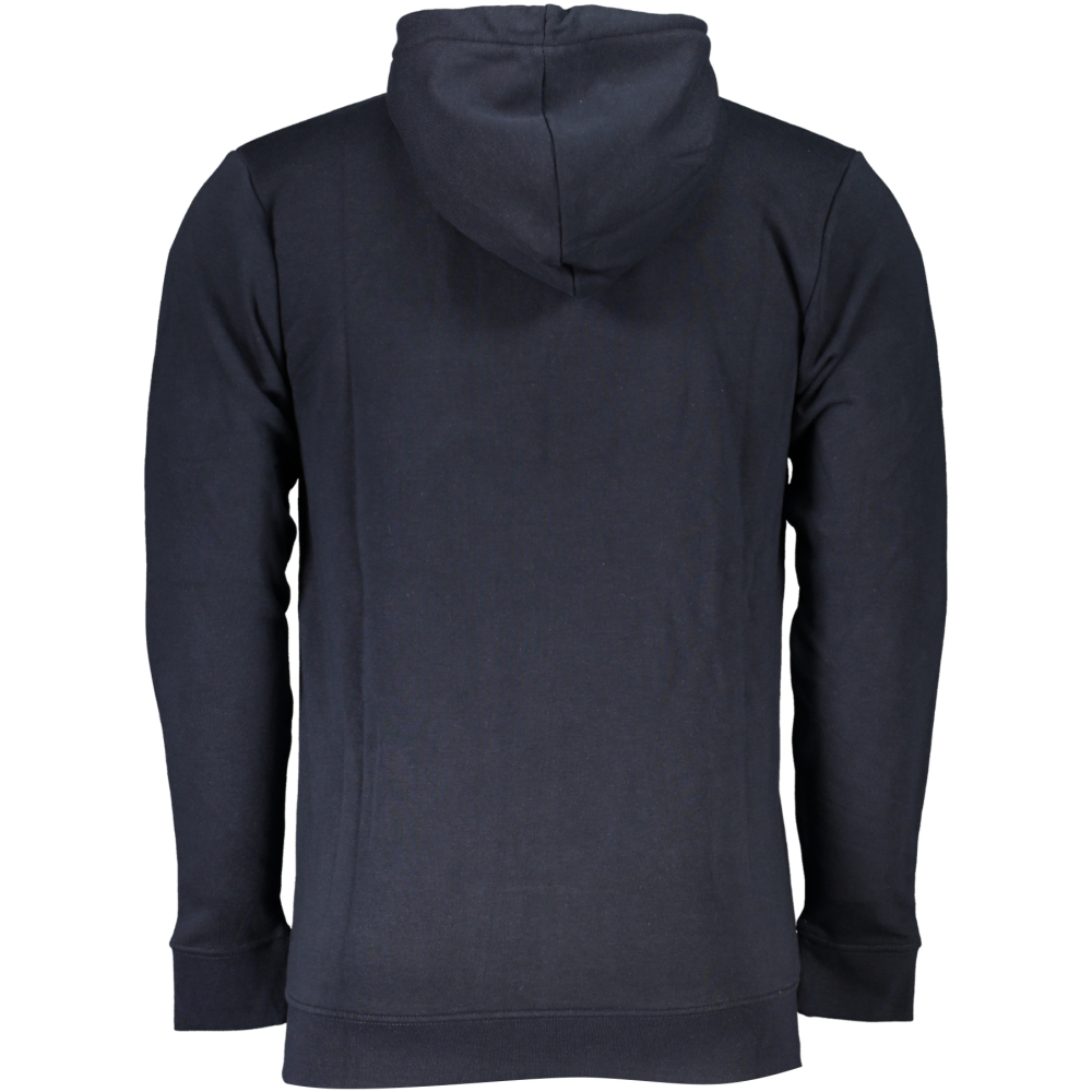 CAVALLI CLASS MEN'S NAVY BLUE HOODIE