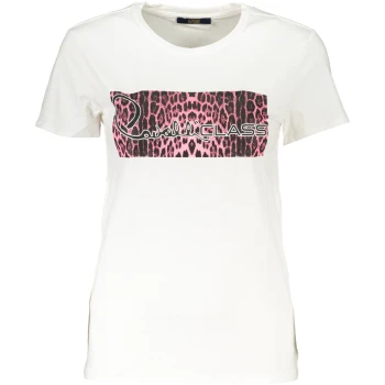 CAVALLI CLASS WOMEN'S WHITE T-SHIRT