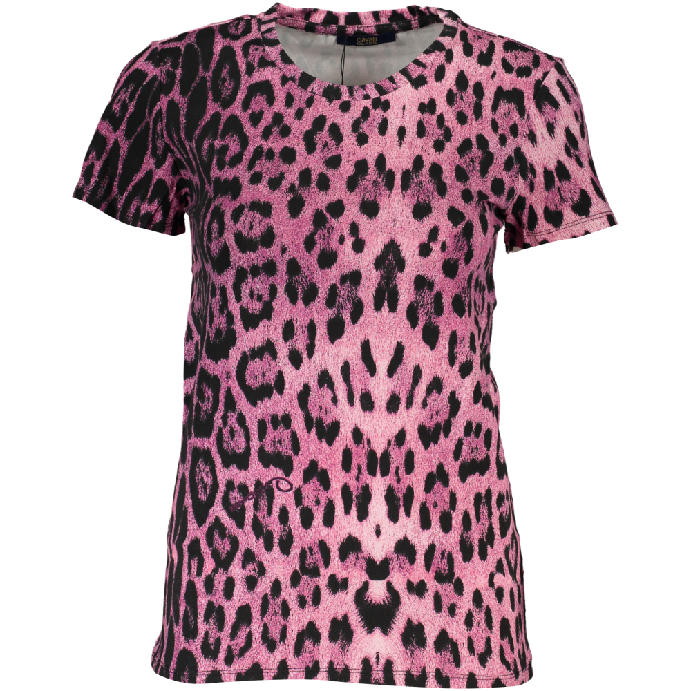 CAVALLI CLASS WOMEN'S PINK T-SHIRT