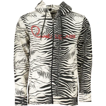 CAVALLI CLASS MEN'S BLACK HOODIE CAVALLI CLASS MEN'S BLACK HOODIE