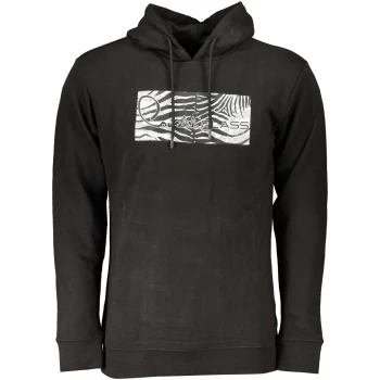 CAVALLI CLASS MEN'S BLACK HOODIE