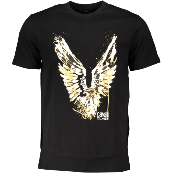 CAVALLI CLASS MEN'S BLACK T-SHIRT