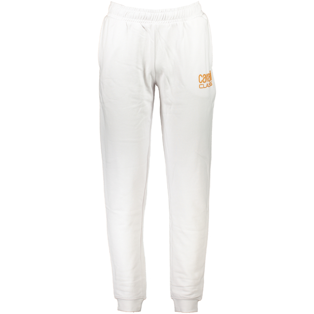 CAVALLI CLASS MEN'S WHITE JOGGERS