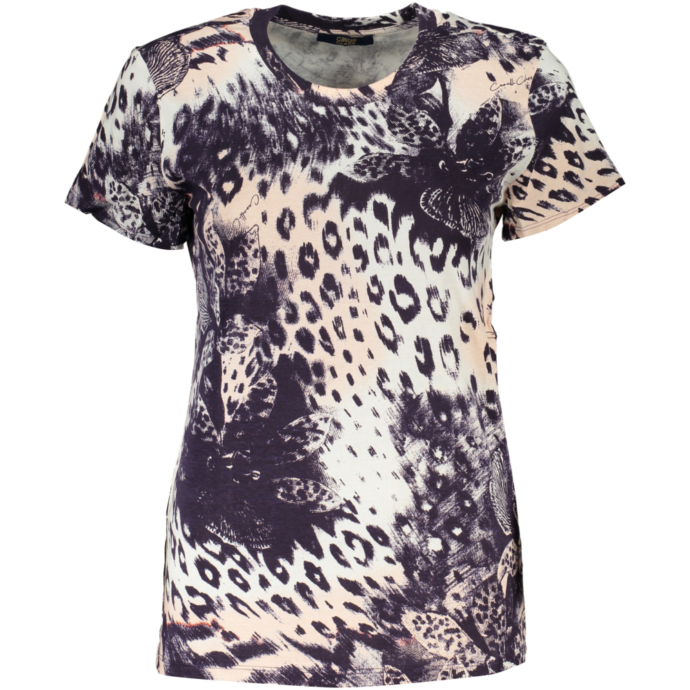 CAVALLI CLASS WOMEN'S PATTERN T-SHIRT