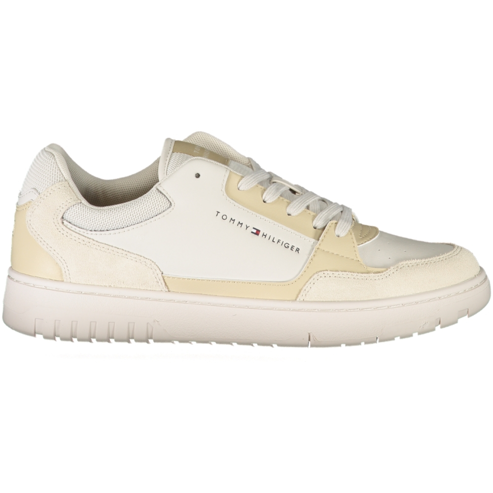 TOMMY HILFIGER MEN'S BEIGE TRAINERS