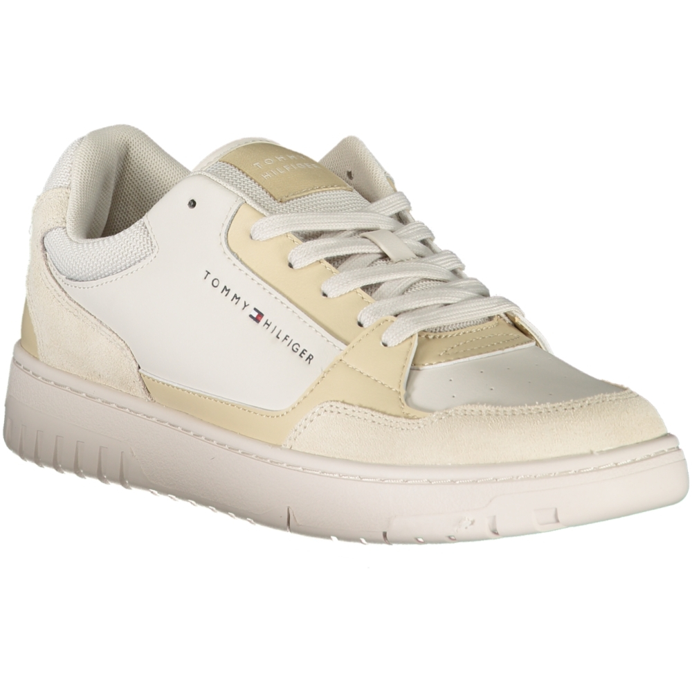 TOMMY HILFIGER MEN'S BEIGE TRAINERS