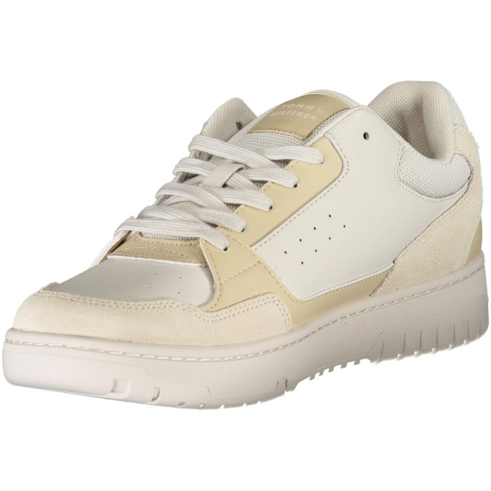 TOMMY HILFIGER MEN'S BEIGE TRAINERS