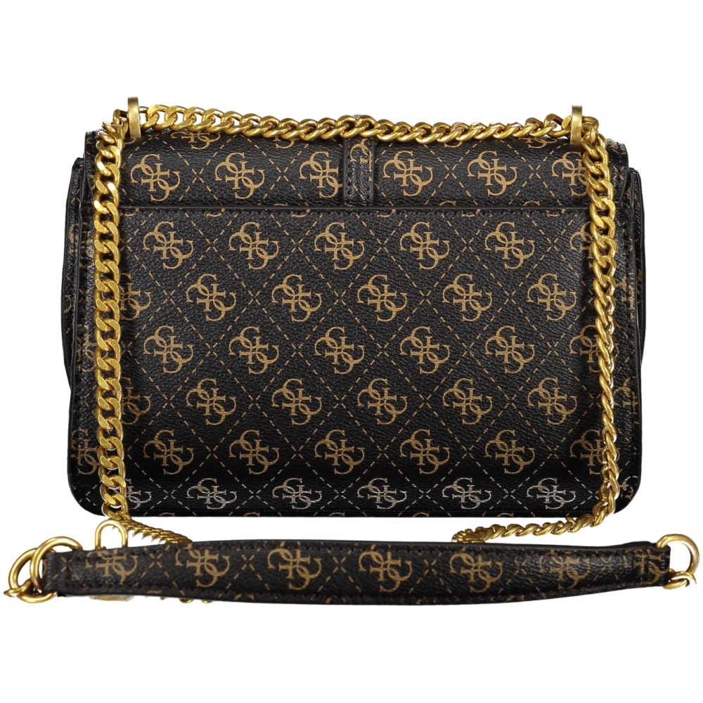 GUESS JG JAMES LOGO BROWN WOMEN'S BAG