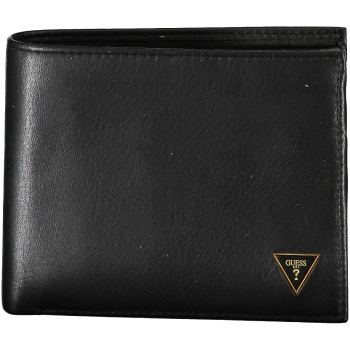 GUESS BLACK MEN'S LEATHER WALLET