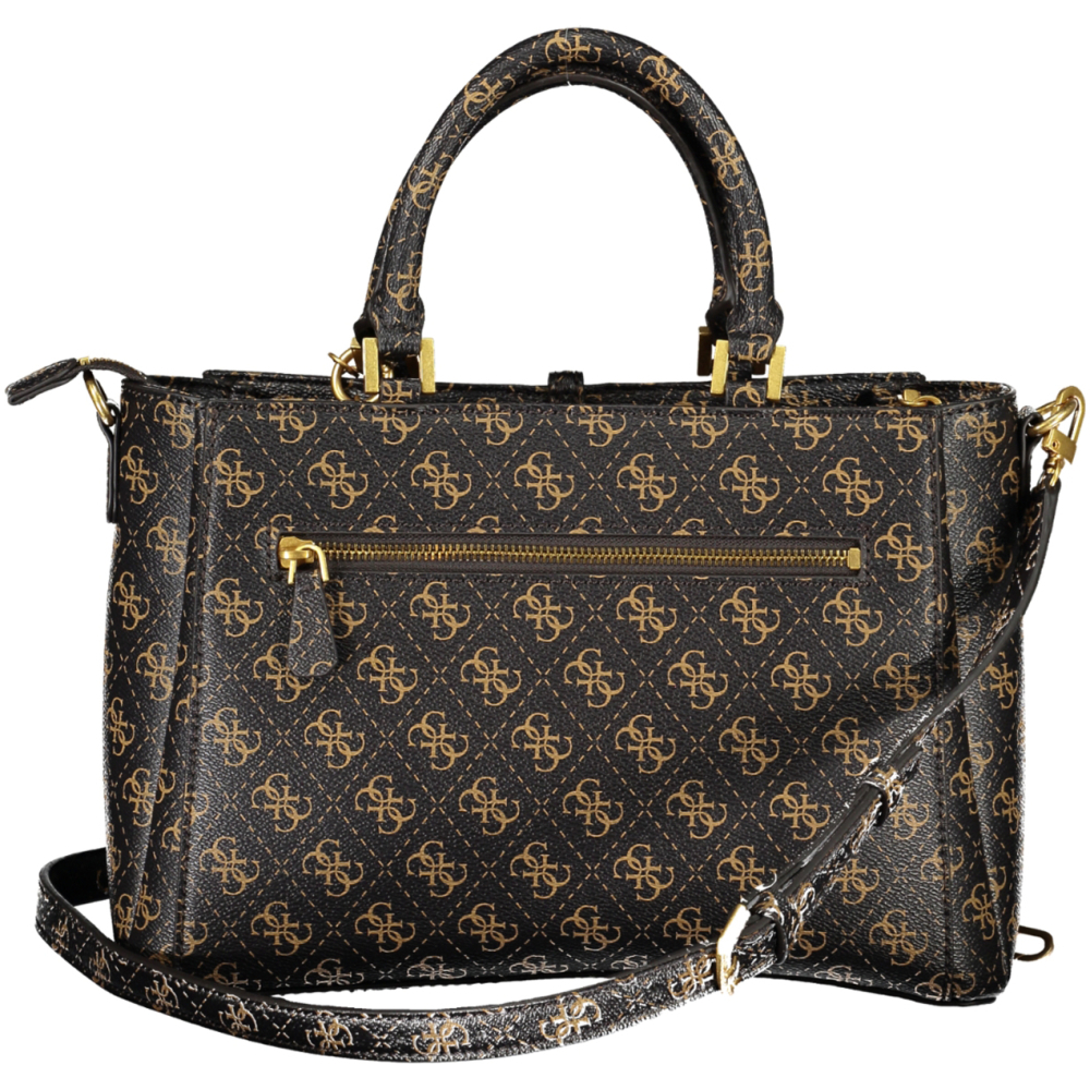 GUESS G JAMES LOGO BROWN WOMEN'S BAG