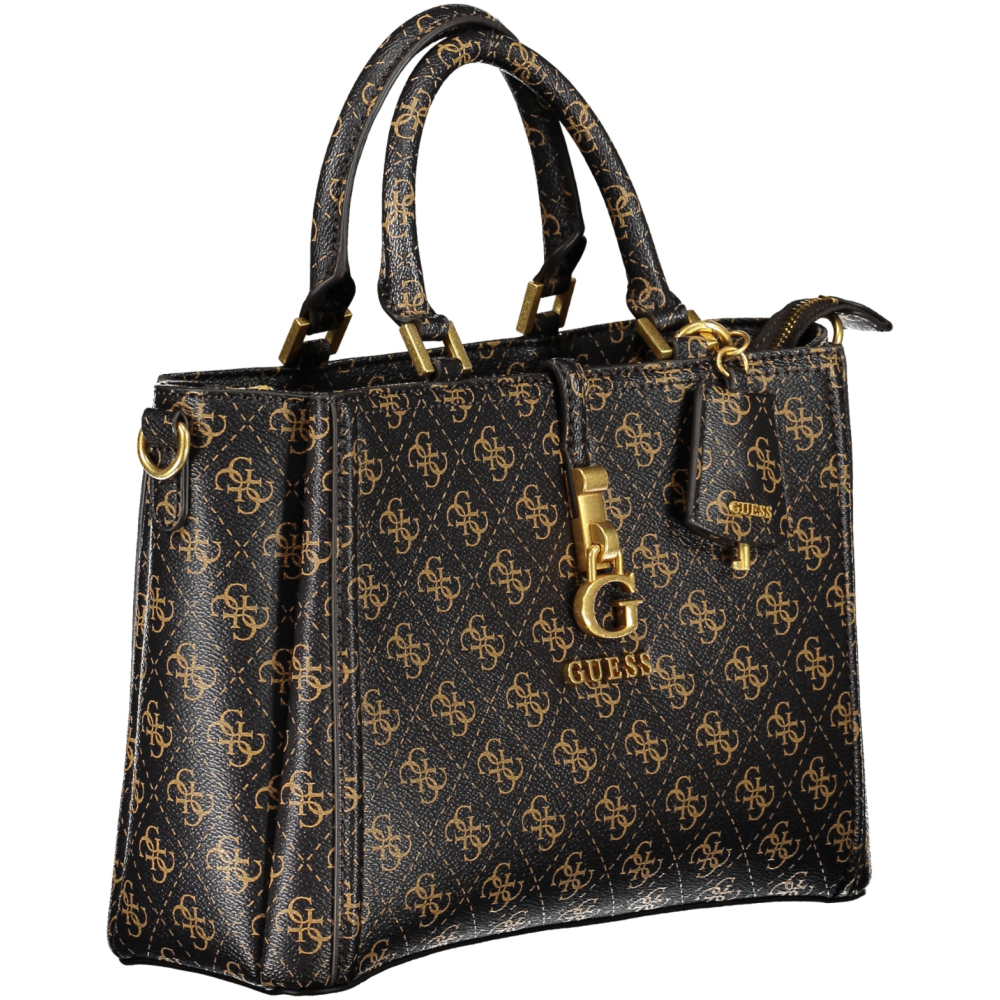 GUESS G JAMES LOGO BROWN WOMEN'S BAG