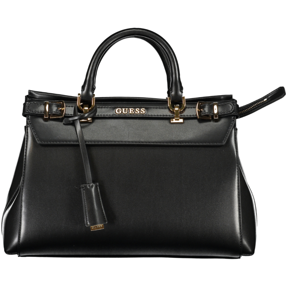 GUESS SESTRI LOGO BLACK WOMEN'S BAG