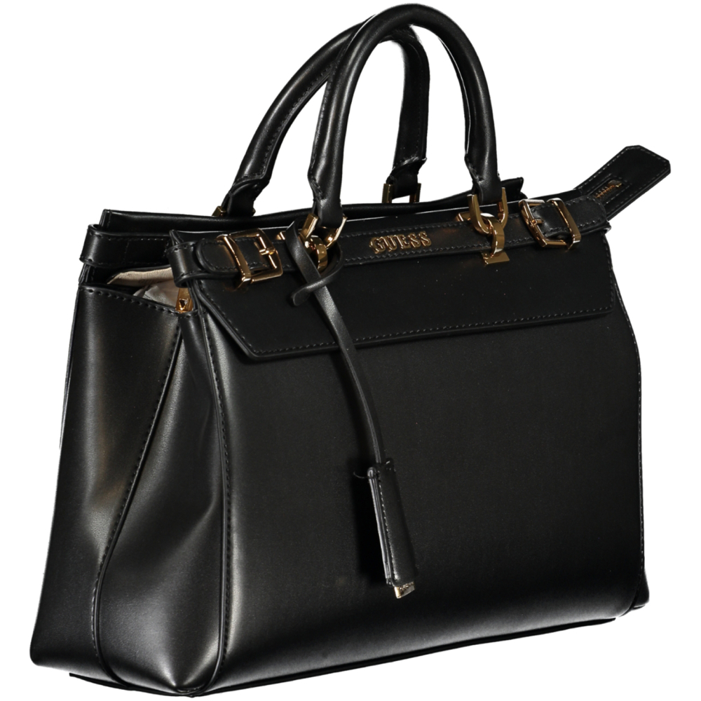 GUESS SESTRI LOGO BLACK WOMEN'S BAG