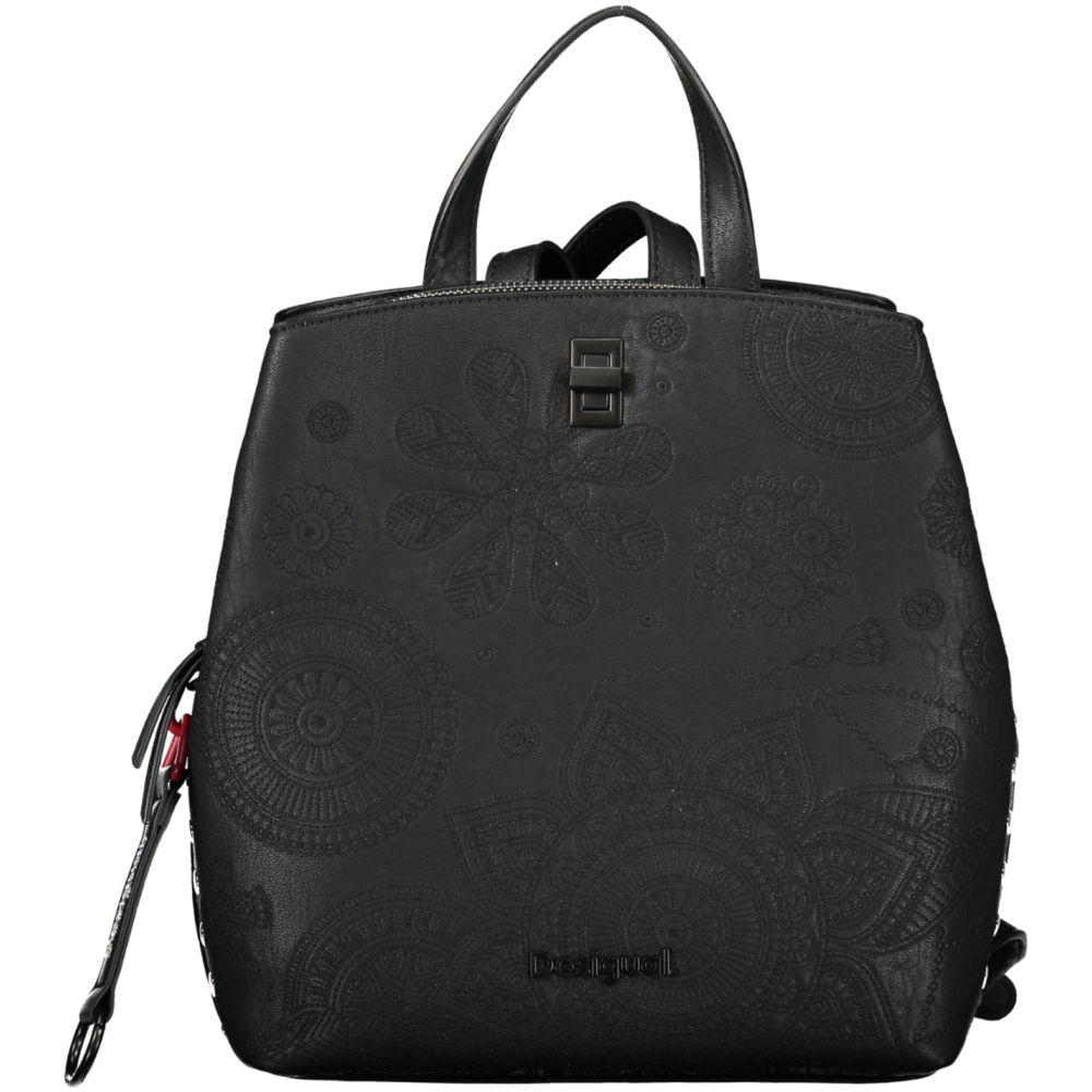 DESIGUAL BLACK WOMEN'S BACKPACK