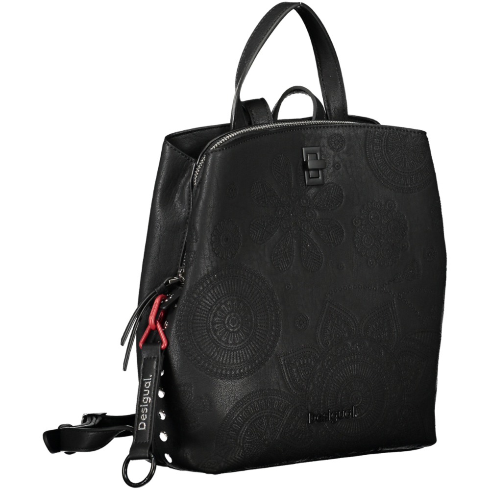 DESIGUAL BLACK WOMEN'S BACKPACK