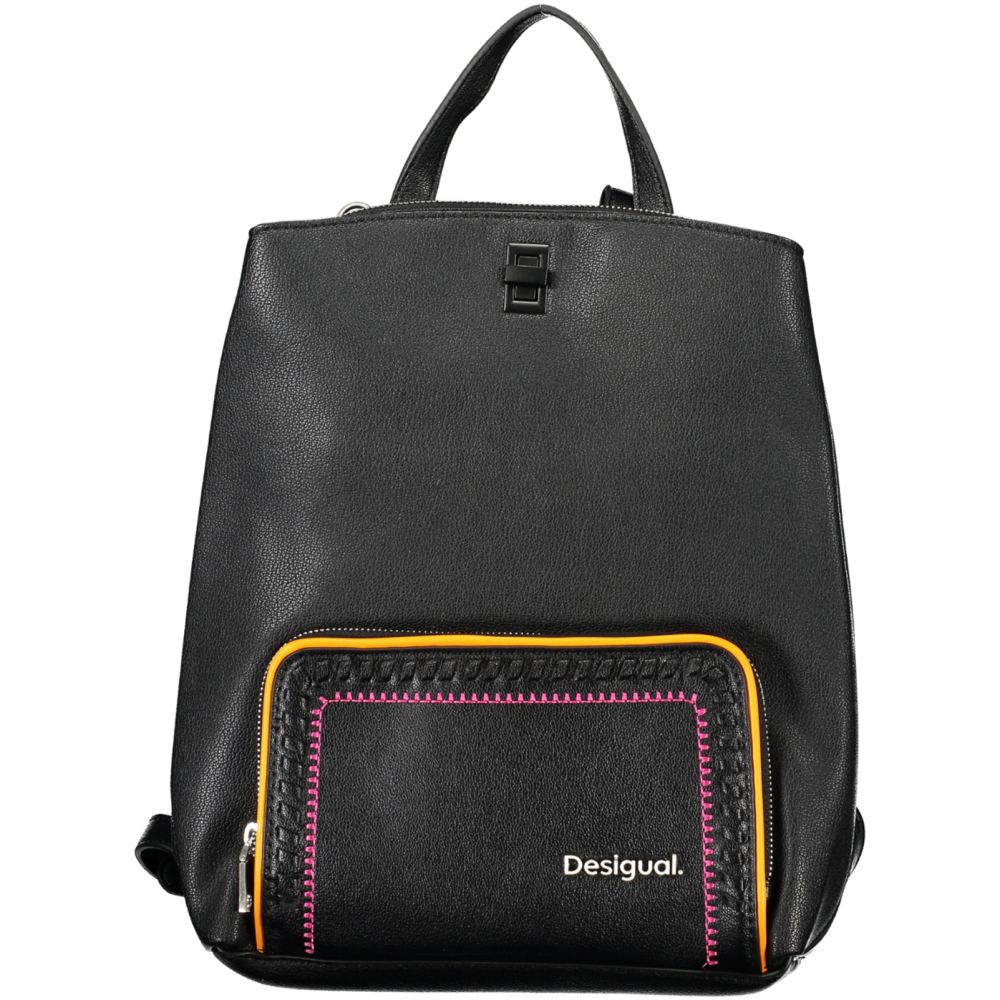 DESIGUAL BLACK WOMEN'S BACKPACK