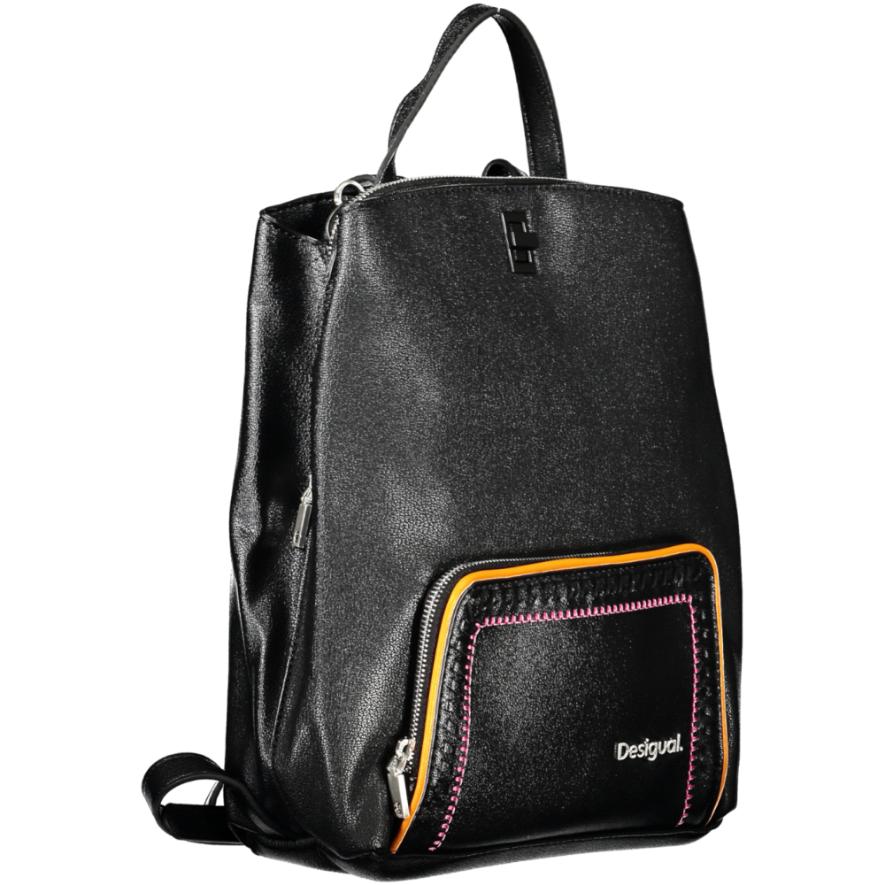 DESIGUAL BLACK WOMEN'S BACKPACK