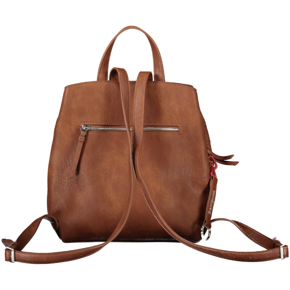 DESIGUAL WOMEN'S BROWN BACKPACK