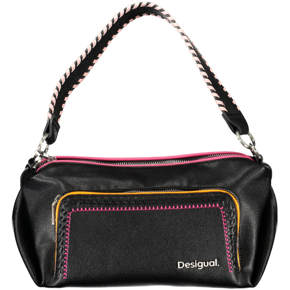 DESIGUAL BLACK WOMEN'S SHOULDER BAG