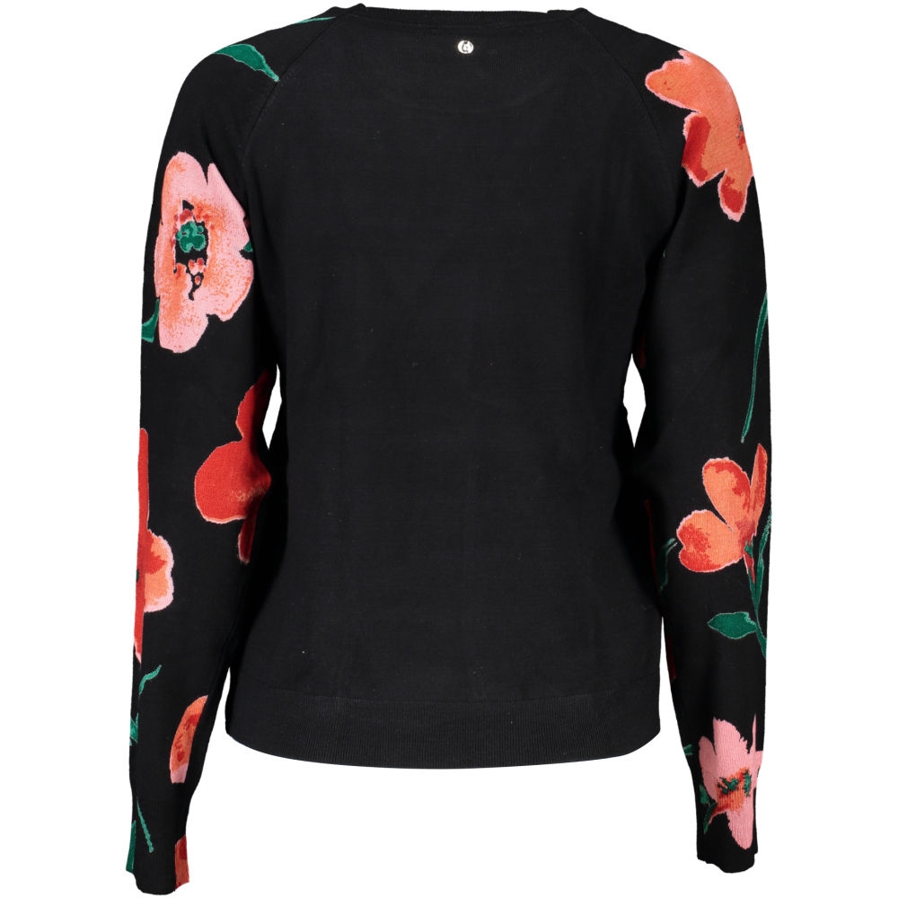 DESIGUAL BLACK WOMEN'S SWEATER