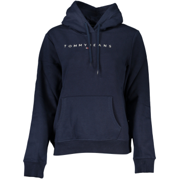 TOMMY HILFIGER WOMEN'S NAVY BLUE HOODIE TOMMY HILFIGER WOMEN'S NAVY BLUE HOODIE