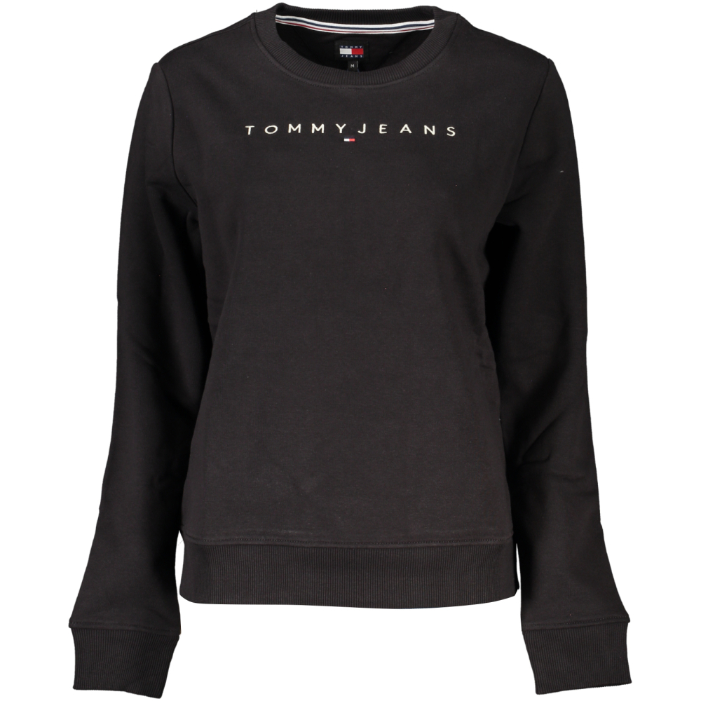 TOMMY HILFIGER WOMEN'S BLACK SWEATSHIRT