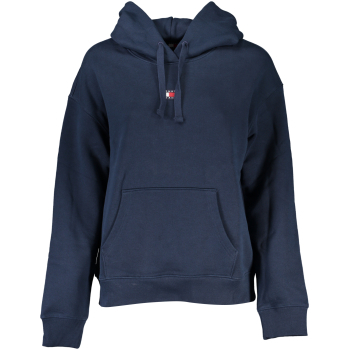 TOMMY HILFIGER WOMEN'S NAVY BLUE HOODIE TOMMY HILFIGER WOMEN'S NAVY BLUE HOODIE
