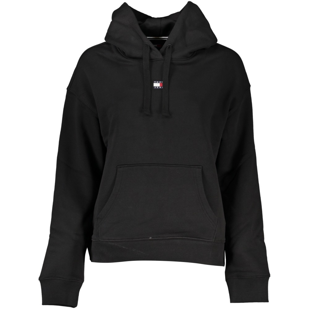 TOMMY HILFIGER WOMEN'S BLACK HOODIE