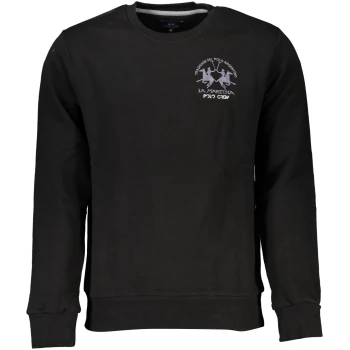 LA MARTINA BLACK MEN'S SWEATSHIRT