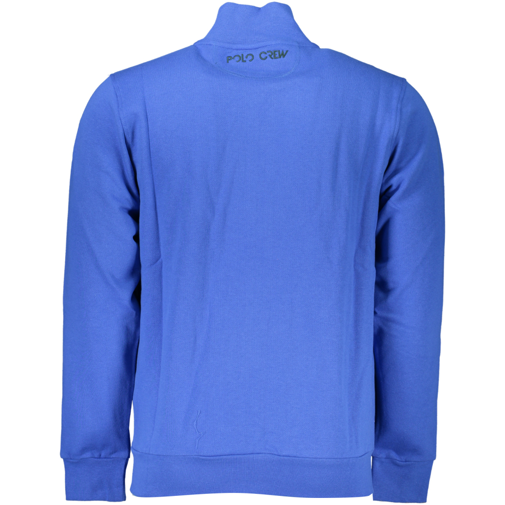 LA MARTINA MEN'S BLUE ZIPPED SWEATSHIRT