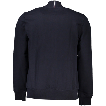 TOMMY HILFIGER MEN'S NAVY BLUE ZIPPED SWEATSHIRT TOMMY HILFIGER MEN'S NAVY BLUE ZIPPED SWEATSHIRT
