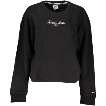 TOMMY HILFIGER WOMEN'S BLACK SWEATSHIRT TOMMY HILFIGER WOMEN'S BLACK SWEATSHIRT