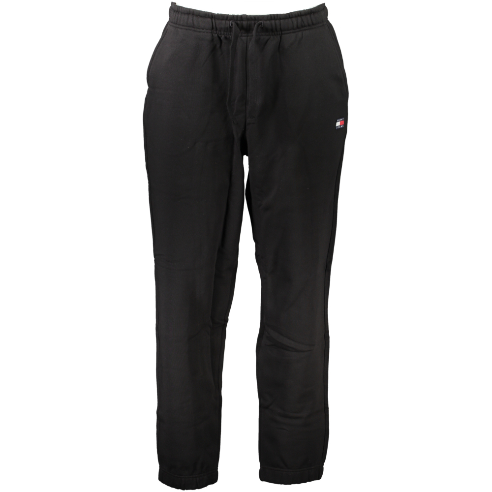 TOMMY HILFIGER MEN'S BLACK JOGGERS