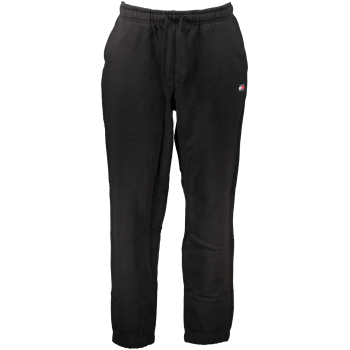 TOMMY HILFIGER MEN'S BLACK JOGGERS TOMMY HILFIGER MEN'S BLACK JOGGERS