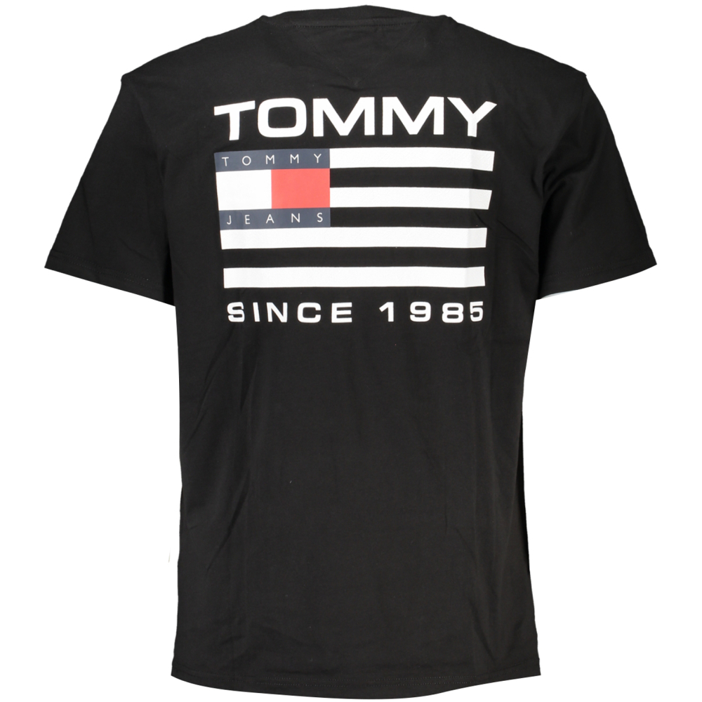 TOMMY HILFIGER MEN'S BLACK T-SHIRT