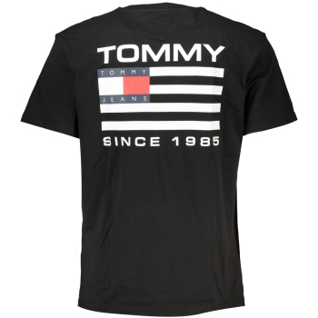 TOMMY HILFIGER MEN'S BLACK T-SHIRT