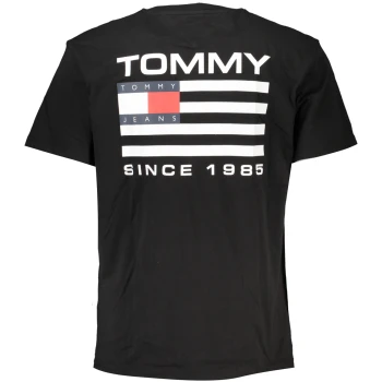 TOMMY HILFIGER MEN'S BLACK T-SHIRT