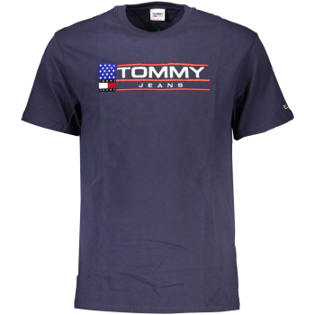 TOMMY HILFIGER MEN'S NAVY BLUE T-SHIRT