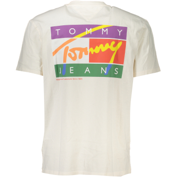 TOMMY HILFIGER MEN'S WHITE T-SHIRT