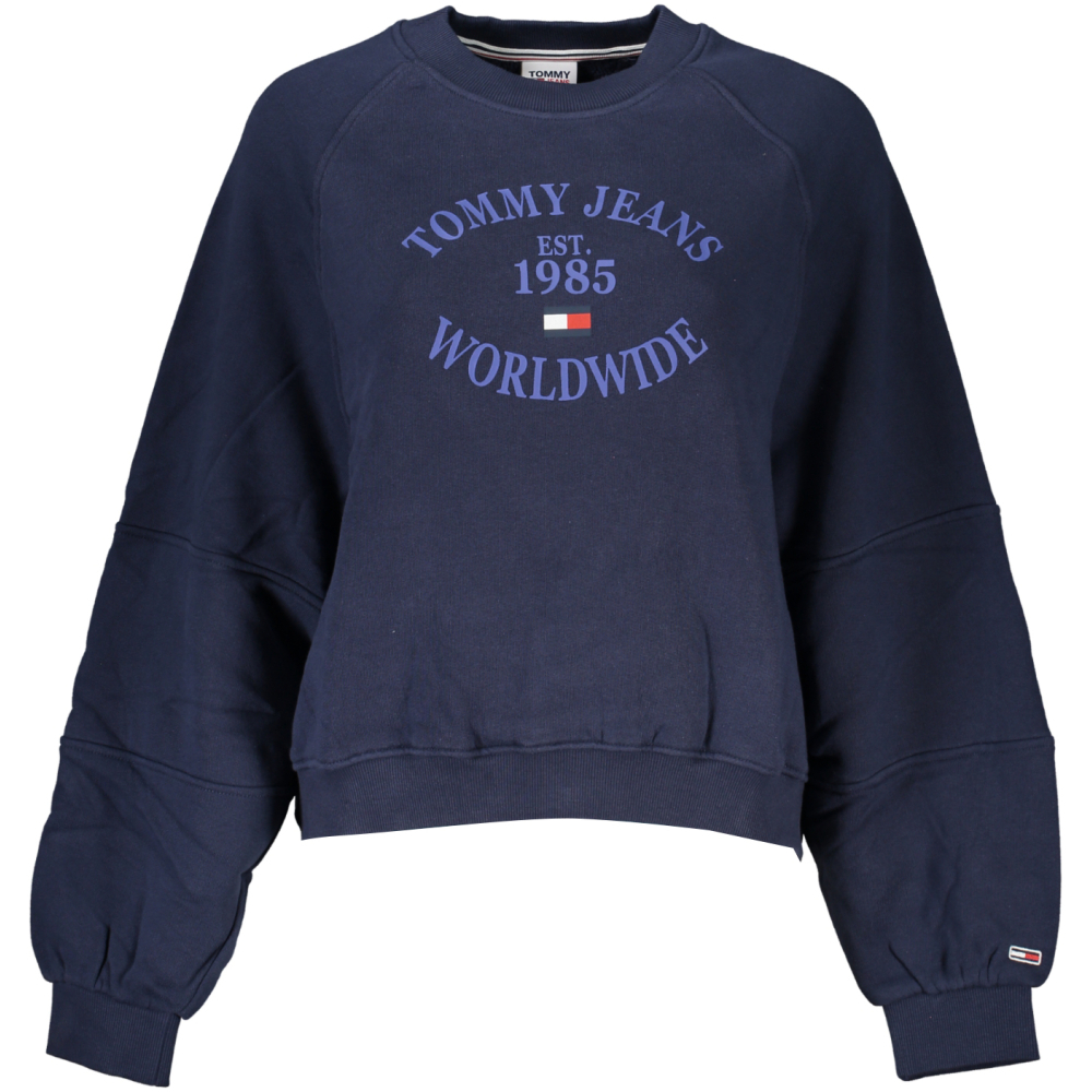 TOMMY HILFIGER WOMEN'S NAVY BLUE SWEATSHIRT