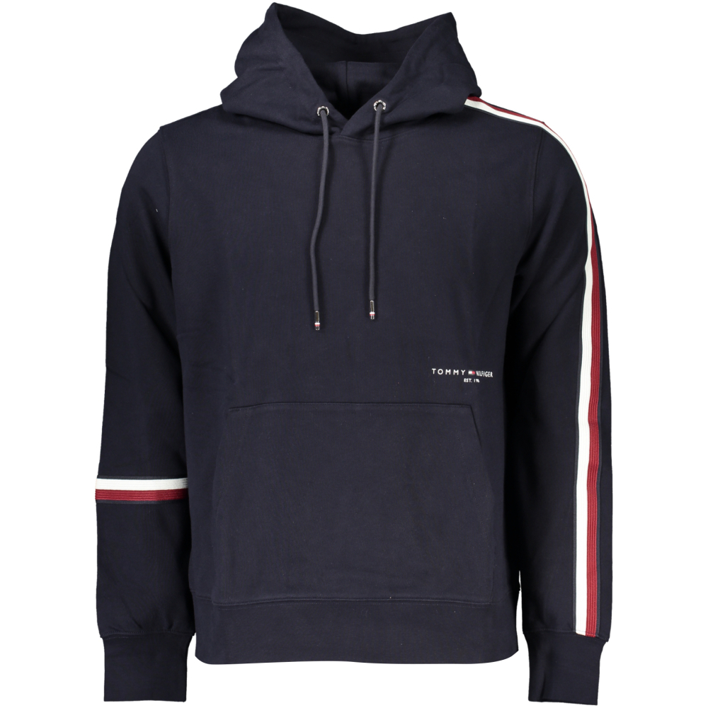 TOMMY HILFIGER MEN'S NAVY BLUE HOODIE