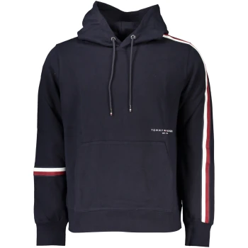 TOMMY HILFIGER MEN'S NAVY BLUE HOODIE TOMMY HILFIGER MEN'S NAVY BLUE HOODIE