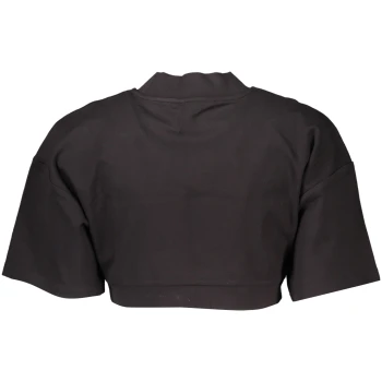 TOMMY HILFIGER WOMEN'S SHORT BLACK T-SHIRT