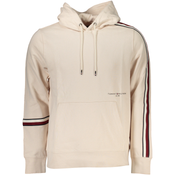 TOMMY HILFIGER MEN'S BEIGE HOODIE
