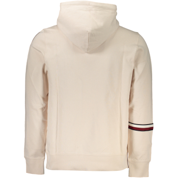 TOMMY HILFIGER MEN'S BEIGE HOODIE
