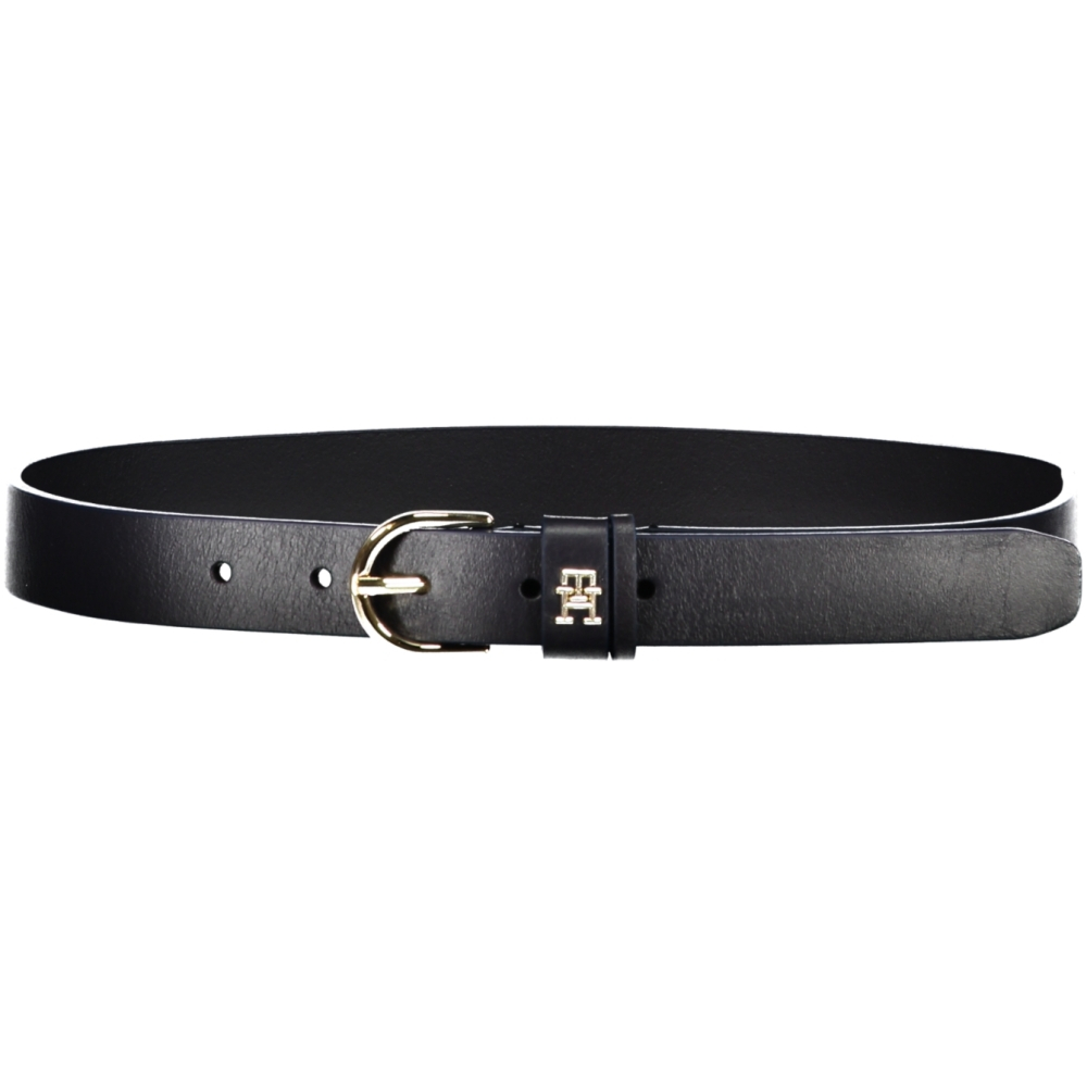 TOMMY HILFIGER WOMEN'S NAVY BLUE LEATHER BELT